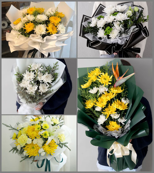 河北保定定兴县北南蔡乡南留村白事花束代送